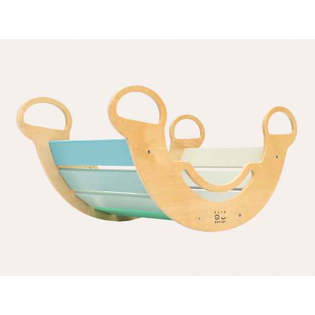 ELIS DESIGN Montessori houpačka 6in1 smile blue