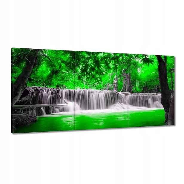Obrazy 120x60 Zelený vodopád Kaskáda