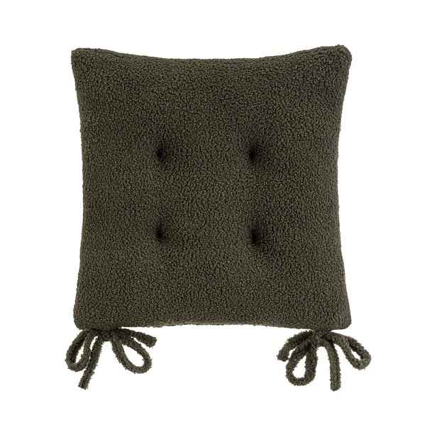 Podsedák z materiálu bouclé 40x40 cm Sherpa Bouclé – Casa Selección