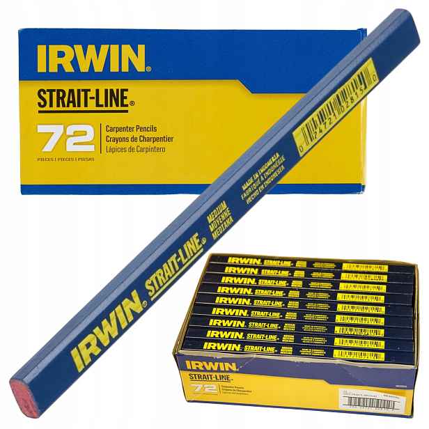 Tužka Tužky Tesařské tužky Tesařské Technické 18 cm Irwin 72ks