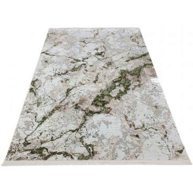 Koberec EXCLUSIVE 193 krémová-zelená 200x290 cm