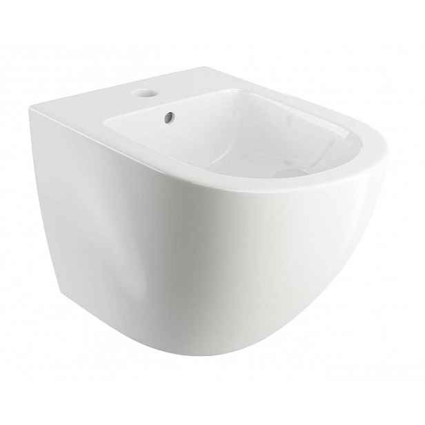 OMNIRES Ottawa - Závěsný bidet, otvor pro baterii, bílá OTTAWABIBP