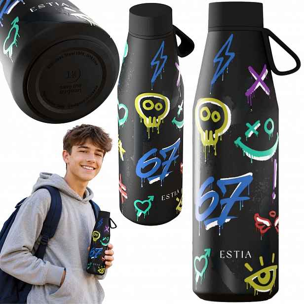 Termoláhev 500 ml Six Seven 12-24h na teplé studené nápoje do školy67