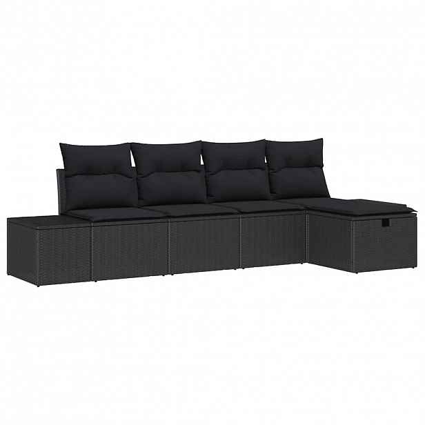 vidaXL Set pohovek 6 ks polyratan
