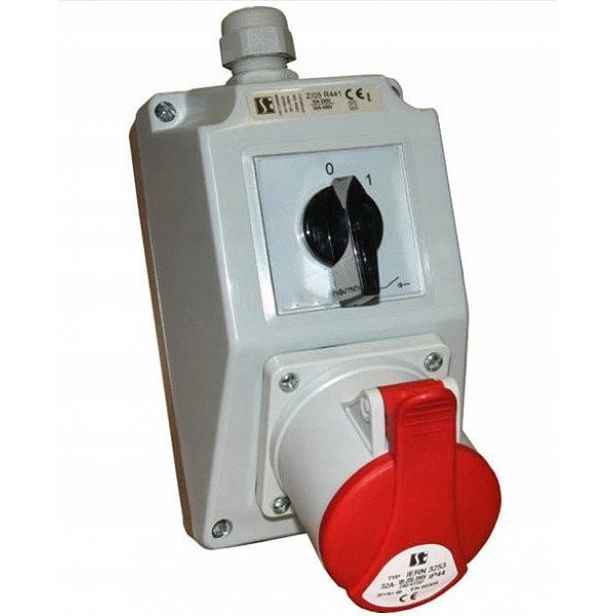 Instalační sada Spamel 16A 5PIN ZI02 R211 0-1 IP44