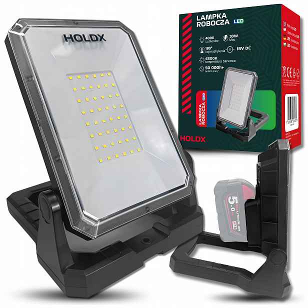 Pracovní Halogenová Led Lampa Pro Milwaukee Usb 6500K Přenosná Stavební Výkonná