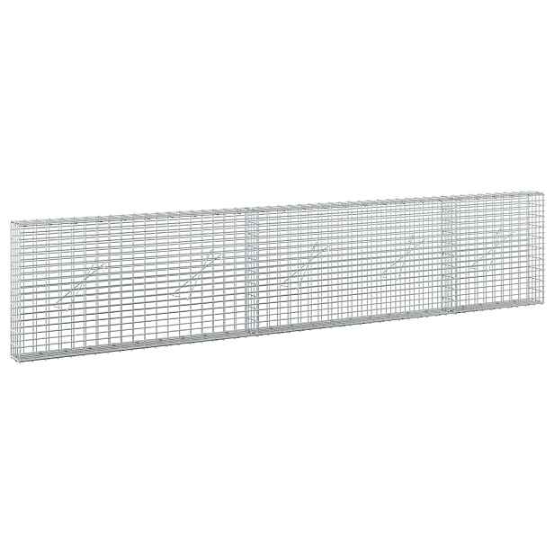 vidaXL Gabion s drátem 5 mm a síťkou 5x2,5 cm 250x10x50 cm