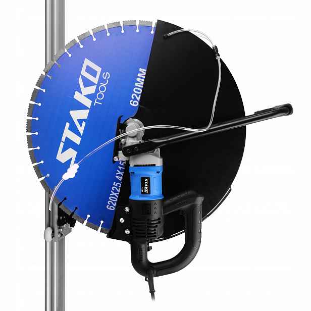 Řezačka Na Betonu Stako ST620PRO S Vodicí Lištou, Kotoučová Pila 4500W 620MM