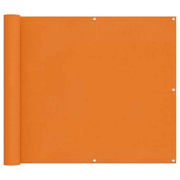 vidaXL Balkonová clona 100 x 300 cm Oxford látka Obdélníkový Oranžová