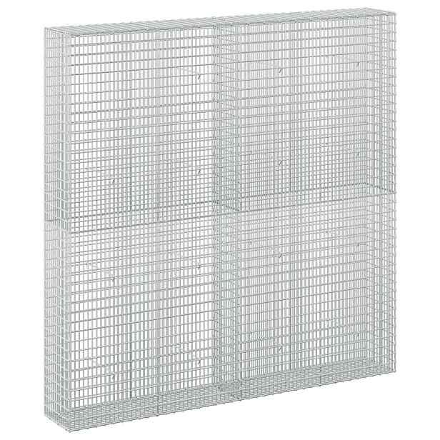 vidaXL Gabion s drátem 5 mm a síťkou 5x2,5 cm 200x30x200 cm