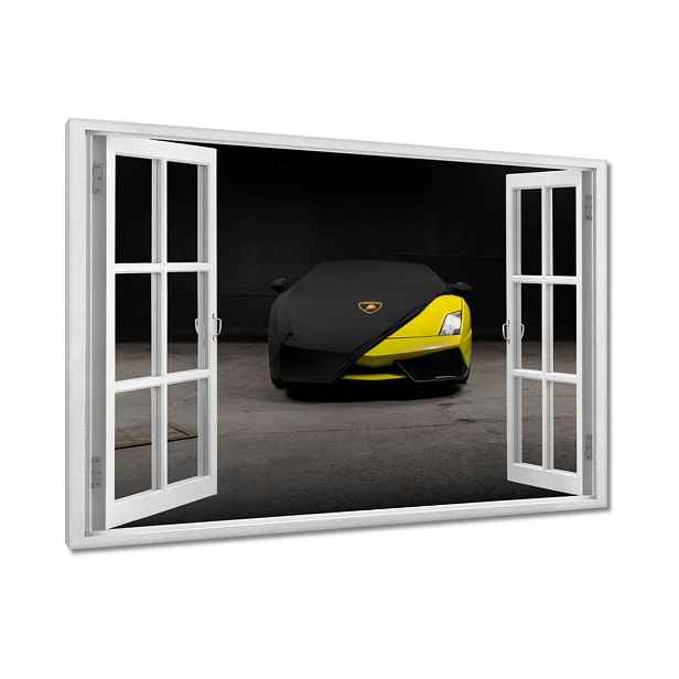 Obrazy 90x60 Žluté sportovní auto