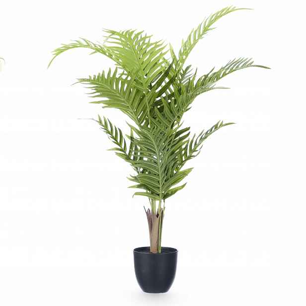 Umělá Palma Zelená V Květináči 90 CM Realistická Plast