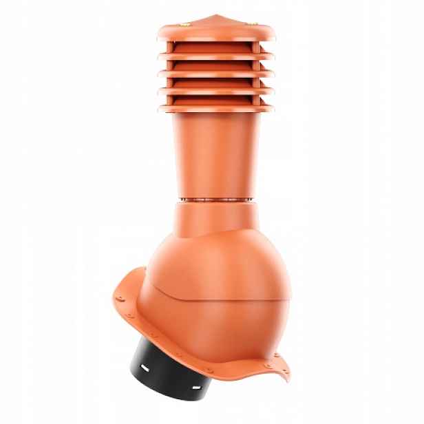 Větrací komín Smartline profil W fi 125 mm, nezateplený, cihlový