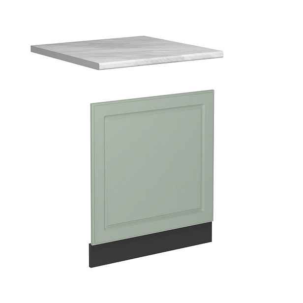 Vicco PŘEDNÍ PANEL R-Line, Mint venkovský dům/Antracit, 60 cm pracovná doska Mramor