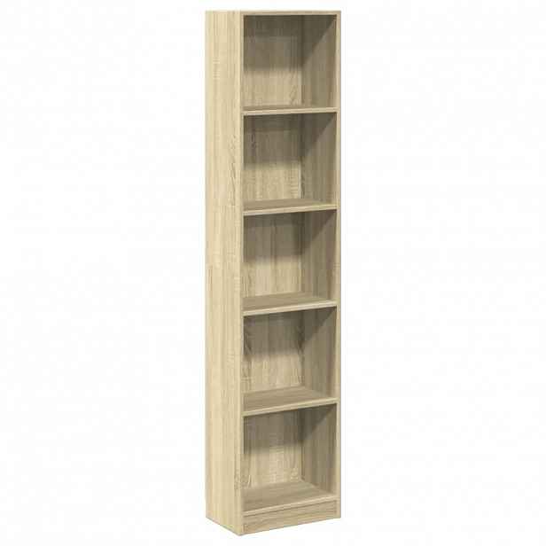 vidaXL Knihovna dub sonoma 40 x 24 x 176 cm kompozitní dřevo