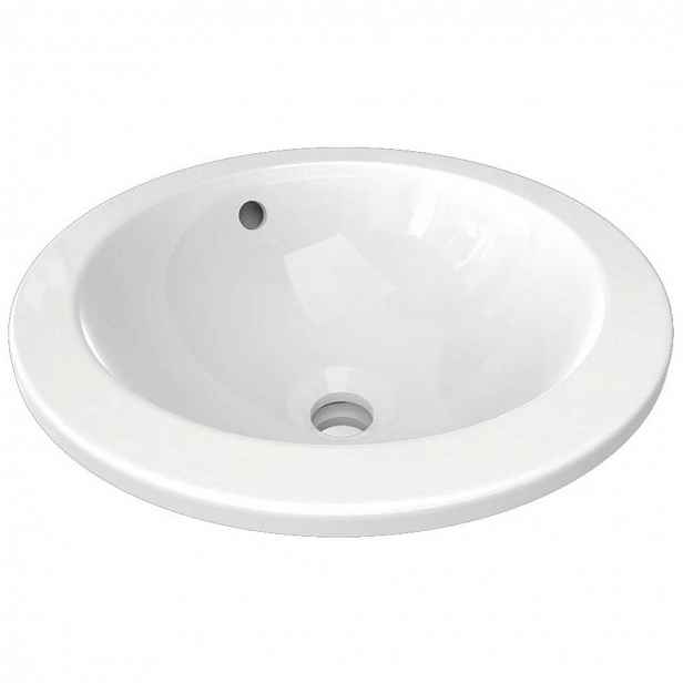 Ideal Standard Connect - Umyvadlo zápustné 38 cm, s přepadem, bílá E505101