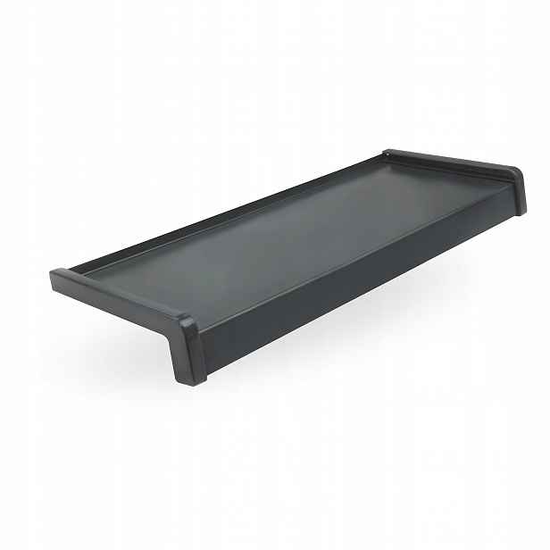Vnější parapet Ocel Ocelový, Alu krytky šířka 20 cm délka 90 cm Antracit