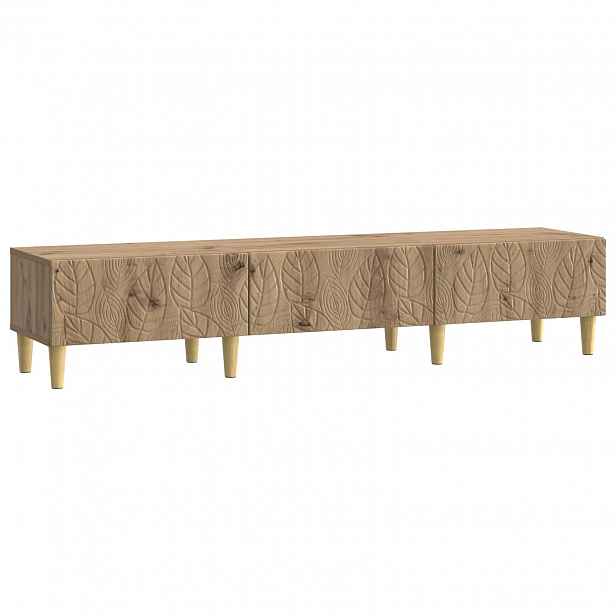 vidaXL Televizní skříň 147 x 34,5 x 30 cm Dub artisan Kompozitní dřevo