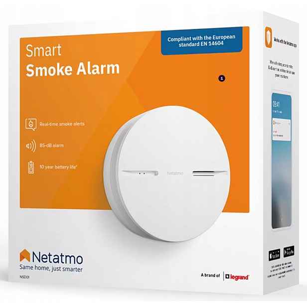Netatmo Pro Detektor kouře pro inteligentní dům Nsa-pro-eu (nsa-pro-fr)