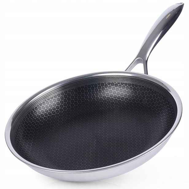 Ocelová nepřilnavá pánev na smažení Orion Cookcell Hybrid 24 cm