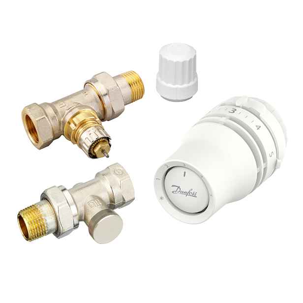 Sada Danfoss Redia RA + RA-IN + RVL-S DN 15 přímá