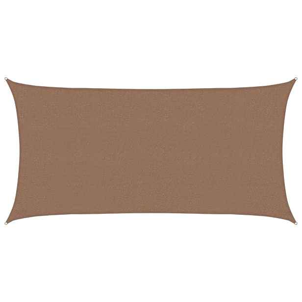 vidaXL Sluneční plachta Obdélníkový 2 x 6 m HDPE Taupe