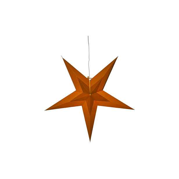 Oranžová vánoční dekorace Star Trading Diva, ø 60 cm
