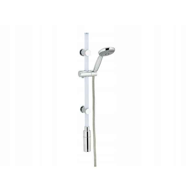 Sprchová tyč Led, teplá bílá barva, 74 cm, Wenko