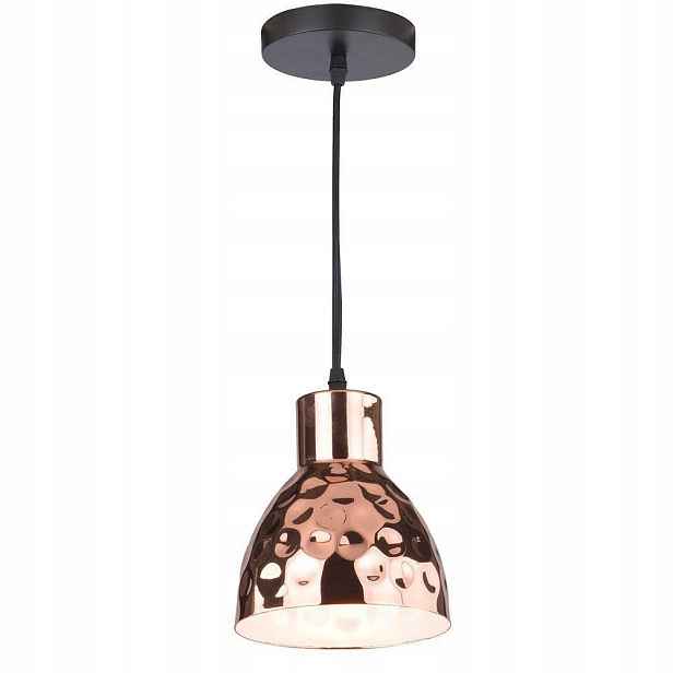 Závěsná bodová lampa růžové zlato měděná nad stůl ostrov bar 17 cm V-tac