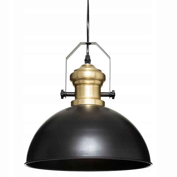 Závěsná Lampa Černá Klosz lampa do kuchyně Loft