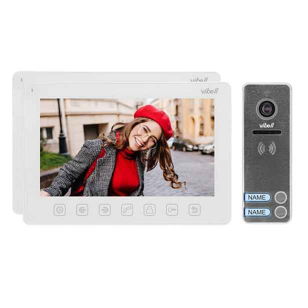 Vícerodinný videodomofon Noveo MULTI2 OR-VID-EX-1063/W bílý