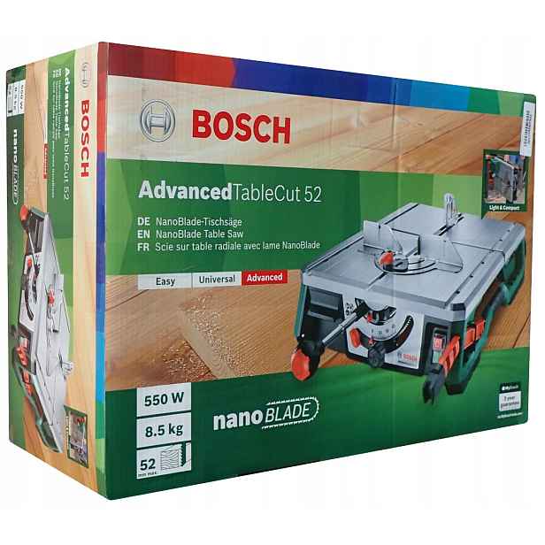 Stolní pila 0603B12001 550W Bosch Advanced TableCut 52