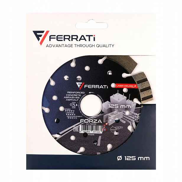 Diamantový kotouč Ferrati Forza 125 mm pro řezání betonu