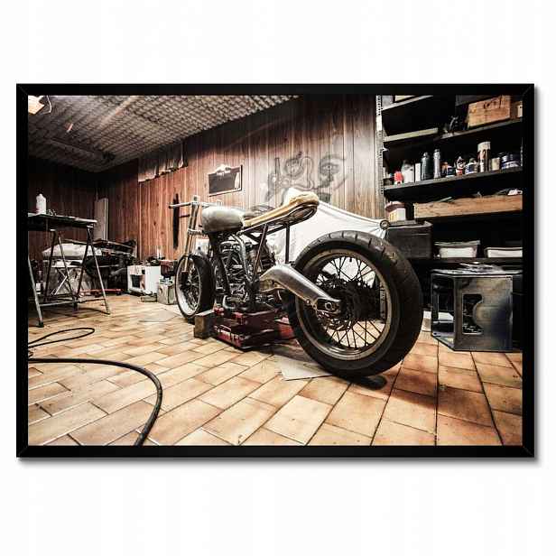 Plakáty v rámu 70x50 Renovace motocyklu