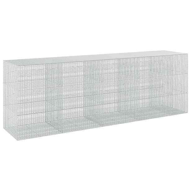 vidaXL Gabion s drátem 5 mm a síťkou 5x2,5 cm 450x100x150 cm