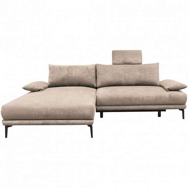 MID.YOU ROHOVÁ SEDAČKA, textil, béžová