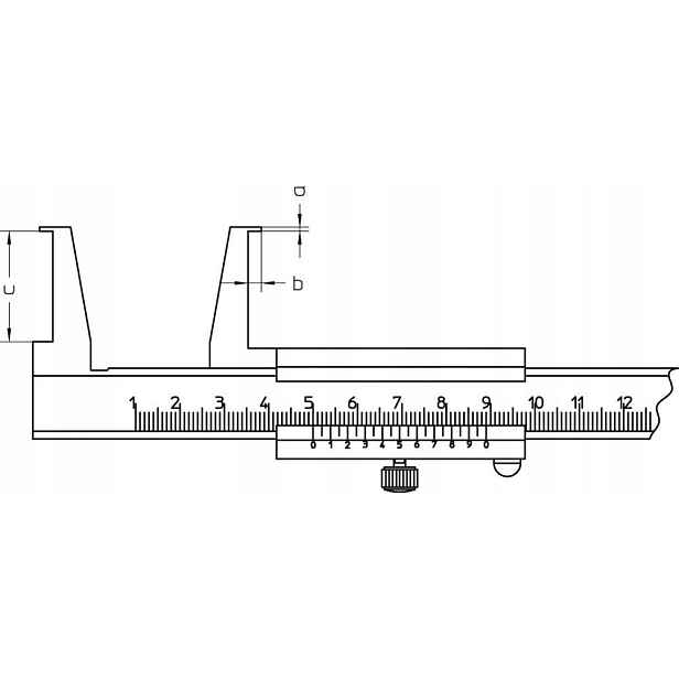 Analogové posuvné měřítko Helios Preisser 4029713203498