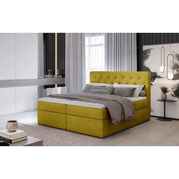 Boxspring Loree Rozměr: 180 x 200 cm, látka: Monolith 48