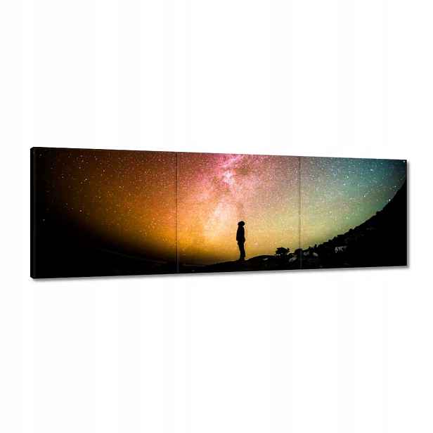 Obrazy 120x40 Mléčná dráha Galaxie