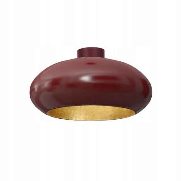 Luminex Compo Stropní svítidlo E27 15W burgundská/zlatá IP20 kompozit