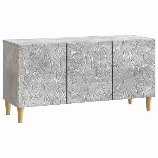vidaXL Televizní skříň 99 x 34,5 x 50 cm Betonově šedá