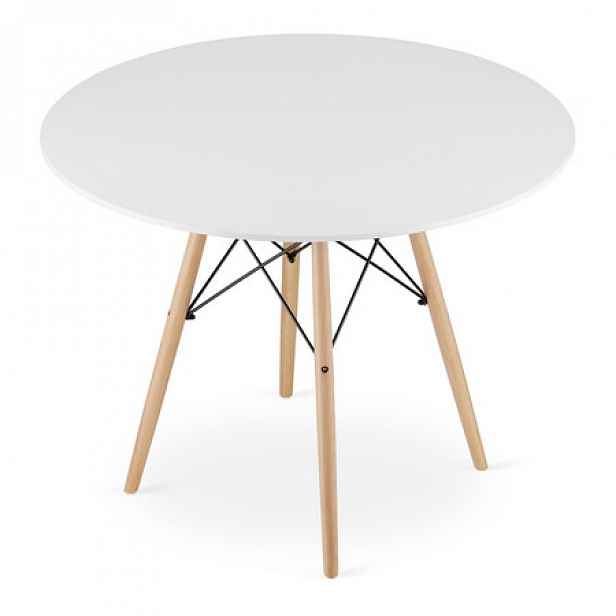 Jídelní stůl TODI 100 cm - dub/bílá