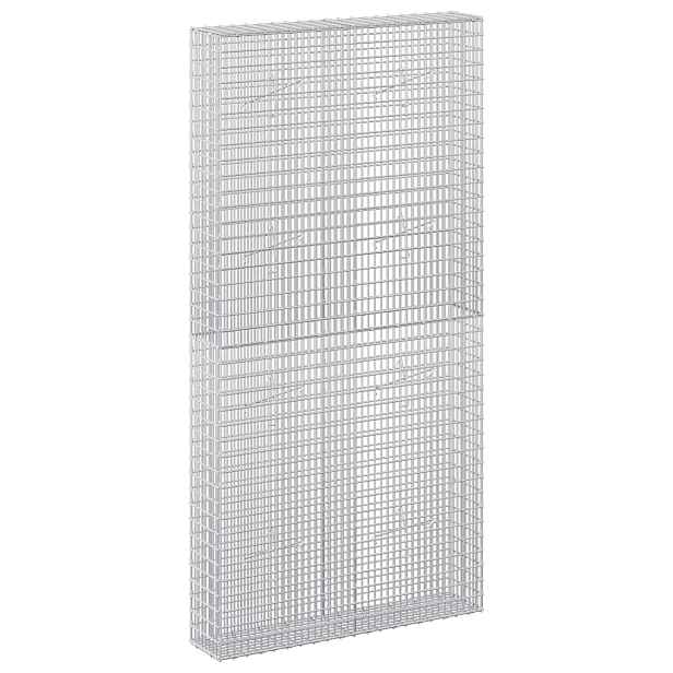 vidaXL Gabion s drátem 5 mm a síťkou 5x2,5 cm 100x20x200 cm