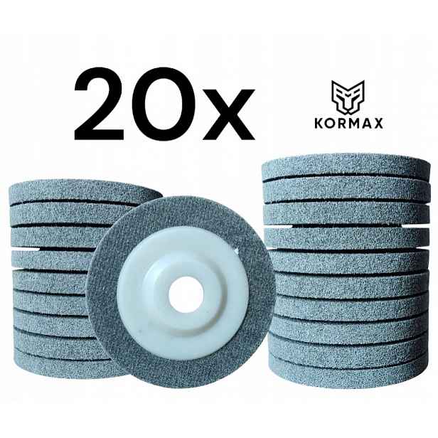 Slisovaná netkaná textilie 115 mm 115 x 12 x 22 mm tvrdost Hard 12P/U8 Kormax