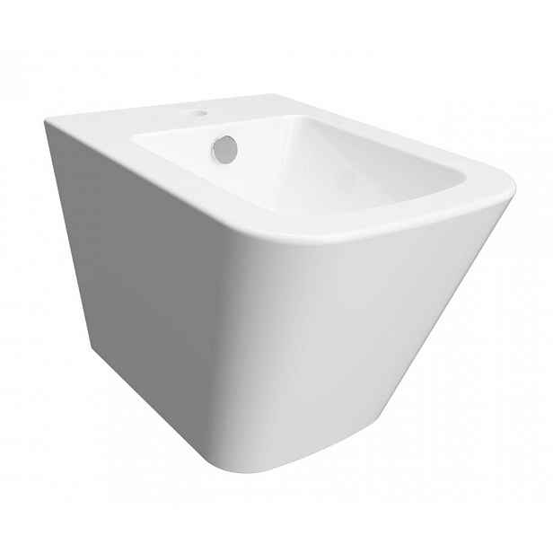 OMNIRES Fontana - Závěsný bidet, otvor pro baterii, bílá FONTANABIBP