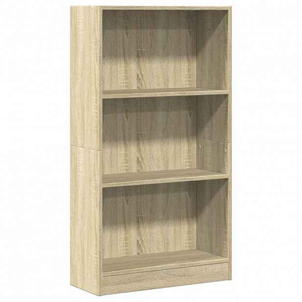 vidaXL Knihovna dub sonoma 60 x 24 x 109 cm kompozitní dřevo