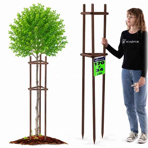 Podpěra Pro Rostliny Keřů Zahradní Impregnovaná Trojnožka Fi 28 170 cm