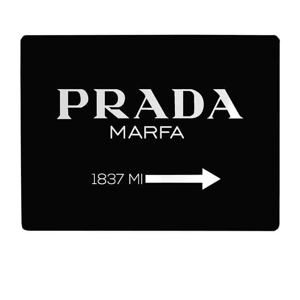 Černá podložka na stůl Black Prada - Little Nice Things