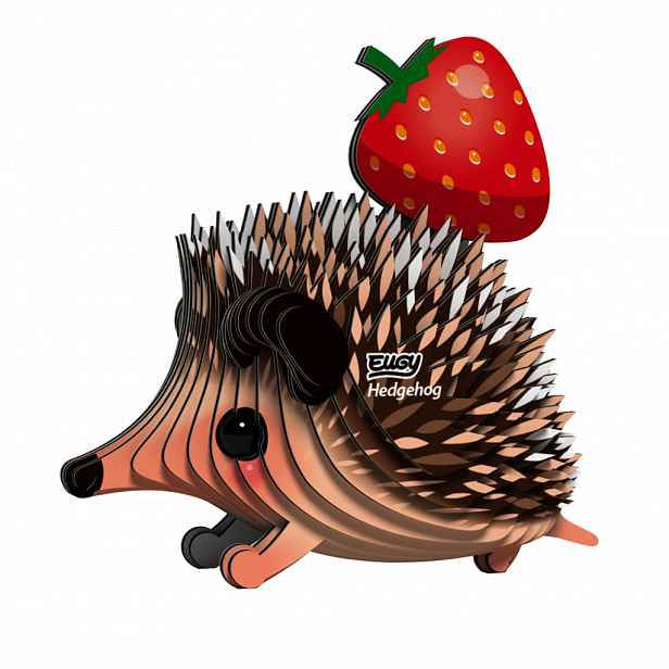 EUGY Ježek 3D kartonová skládačka