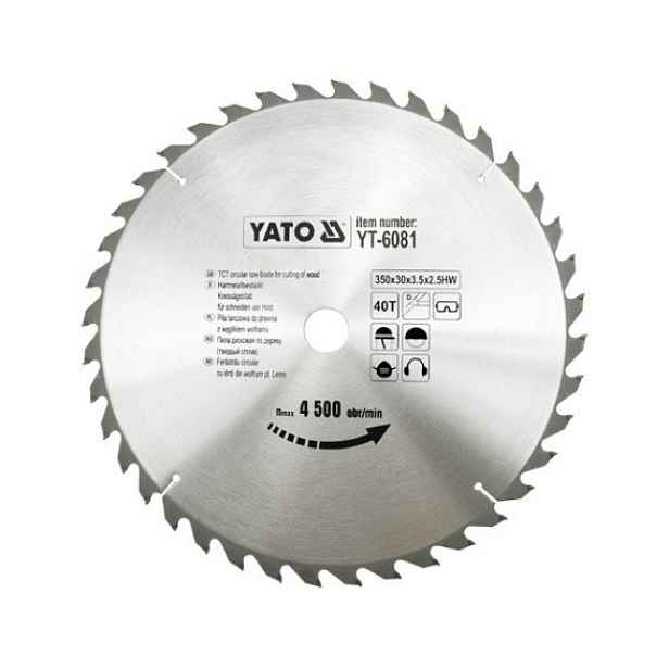 Kotoučová pila 350x40x30 mm YT-6081 Yato